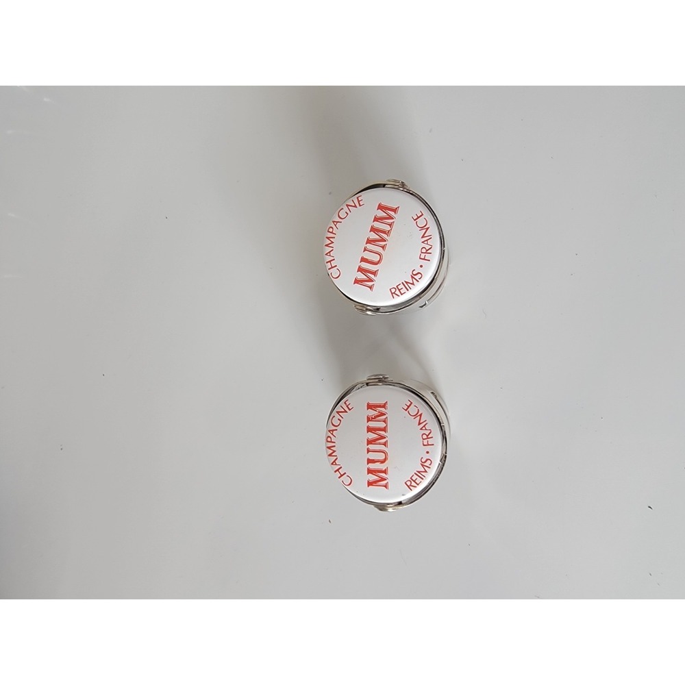 Set of 2 Vintage G.H. Mumm Cordon Rouge Champagne Stoppers - Franmara Italy